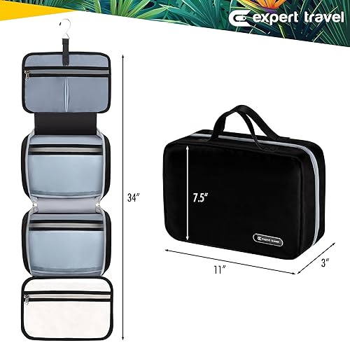 Miniatura 5 de The Biggest Fn - Neceser de aseo en Tienda 42 x 14 pulgadas para hombres y mujeres a prueba de fugas bolsillos transparentes compartimento