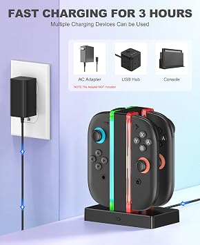 Switch 2 Charging Dock + Switch 2 Charging Grip