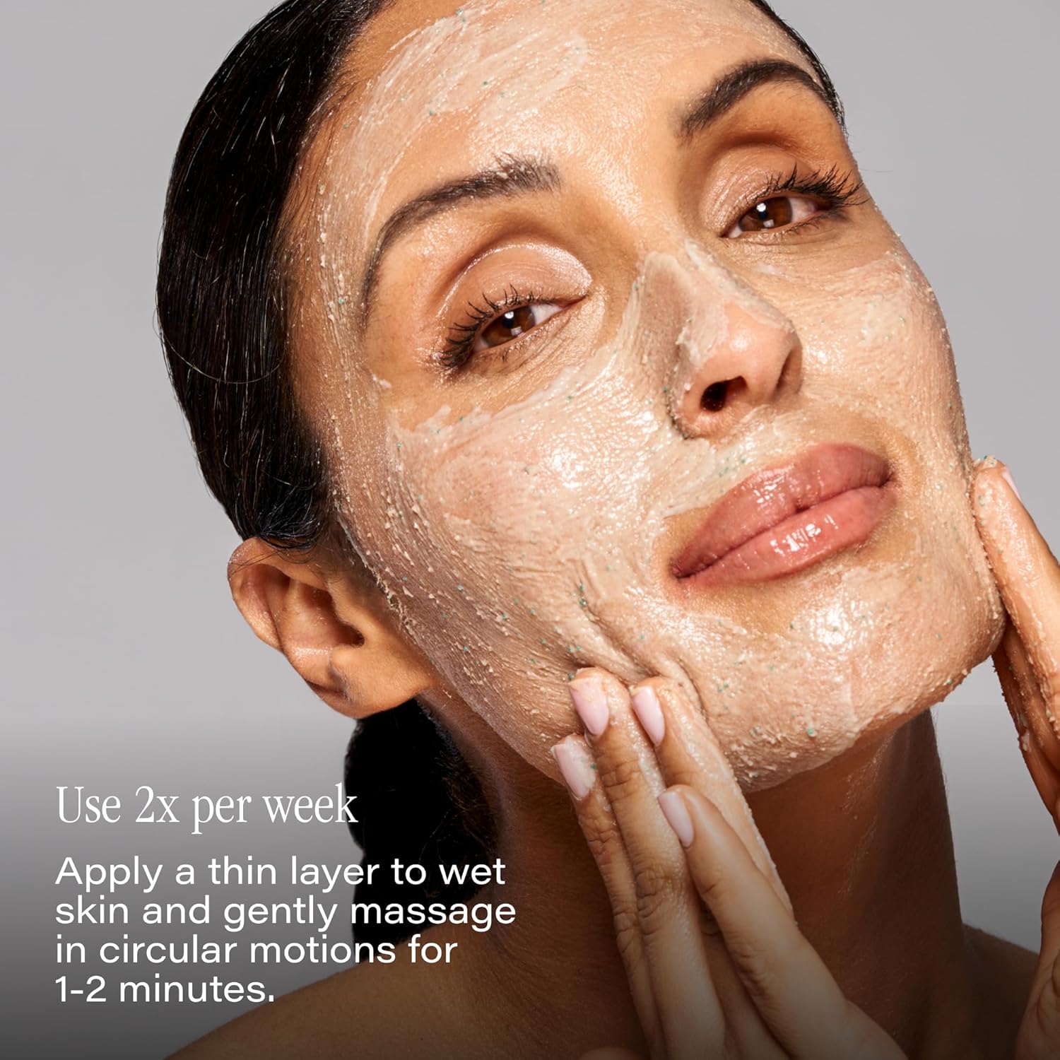 SKINN DermAppeal Microdermabrasion Facial Scrub - Anti-Aging Face Exfoliating Treatment for Dark Spots, Wrinkles & Dull Skin - Men & Women Brightening Exfoliator with Vitamin C & Fruit Enzymes - 2oz image 3 of 7 B0GJG41GQ3