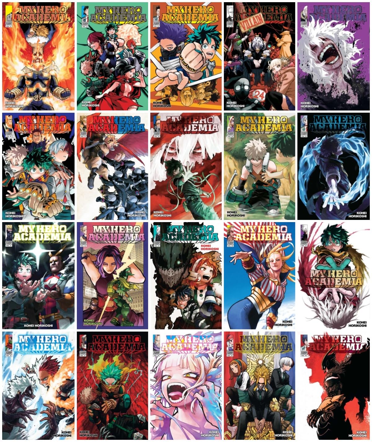 The My Hero Academia Series 7 Manga Set (Vol. #31 - #37)