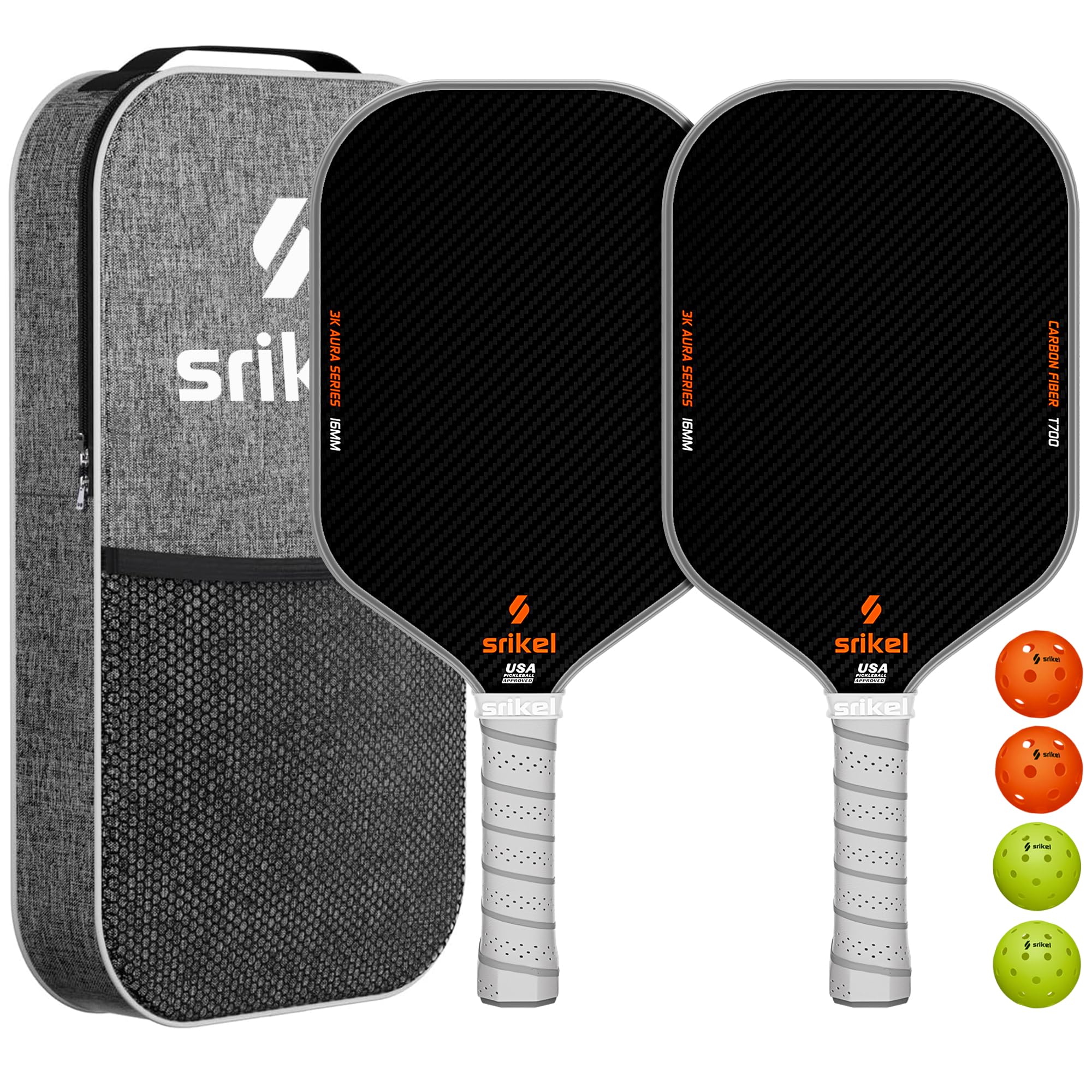 Amazon.co.jp: Srikel ピックルボールパドル 2個セット – USAPA承認