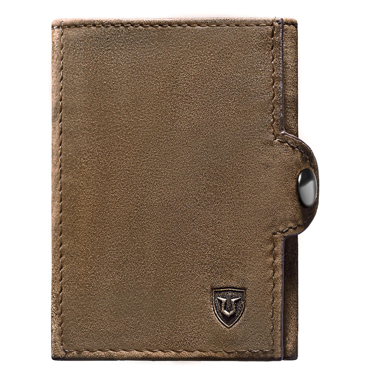LORZOR Slim Wallet Billeteras para Hombre, Monedero Hombre Pequeño, Tarjetero Hombre con Protección RFID, Carteras para Hombre con Monedero, Cartera Hombre Piel 9-10 Tarjetas, Mini