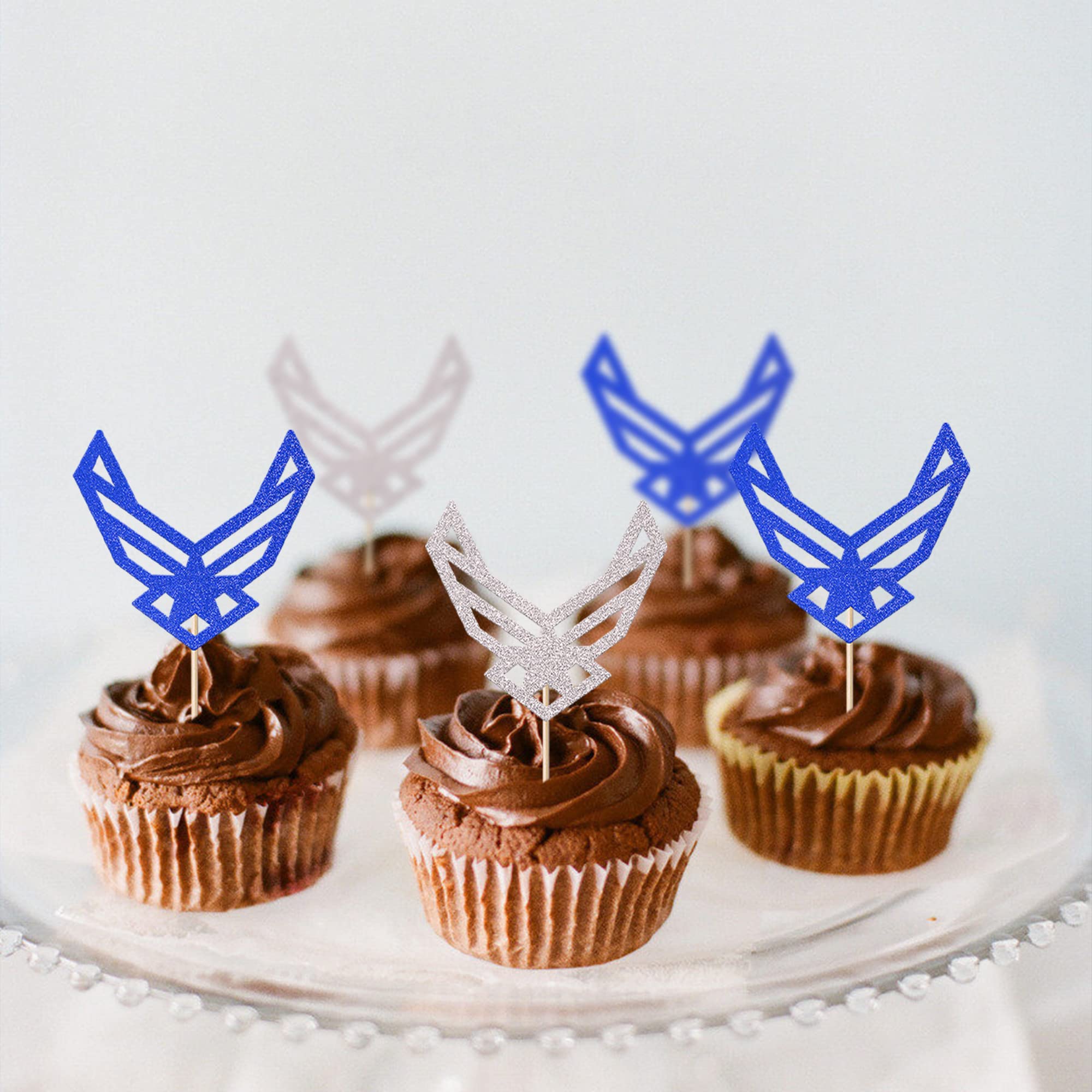 Welcome Ceremony Decor Kreat4joy 24pcs Military Themed Cupcake Toppers ...