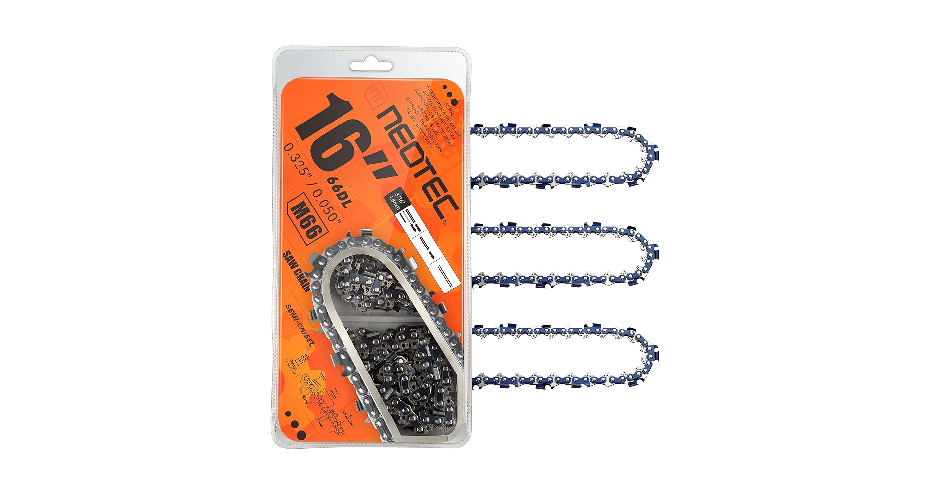 ODJ CHIEN66  Oregon Chisel Chain, 16