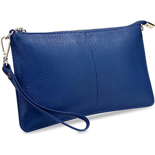 YALUXE Leather Wristlet Clutch Purses Wallet Envelope Crossbody Bags for Women Mothers Day Gifts