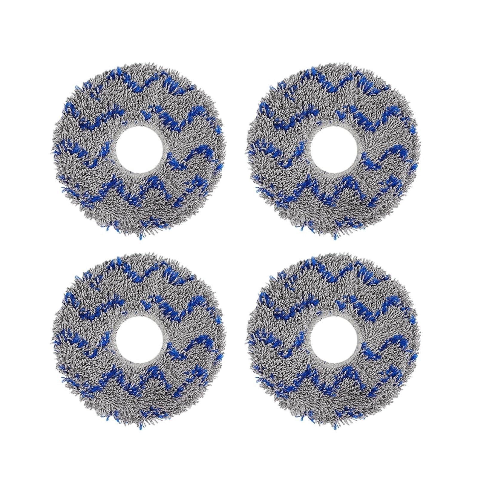 Eezii 4Pcs Mop Cloth,Compatible Forxiaomi，X10+ X20 Max,Compatible Fordreame，L20 Ultra L30 Ultra X20 Pro L10s Pro Ultra X40 Ultra X40 Pro S30 Pro Vacuum Cleaner(4Pcs)