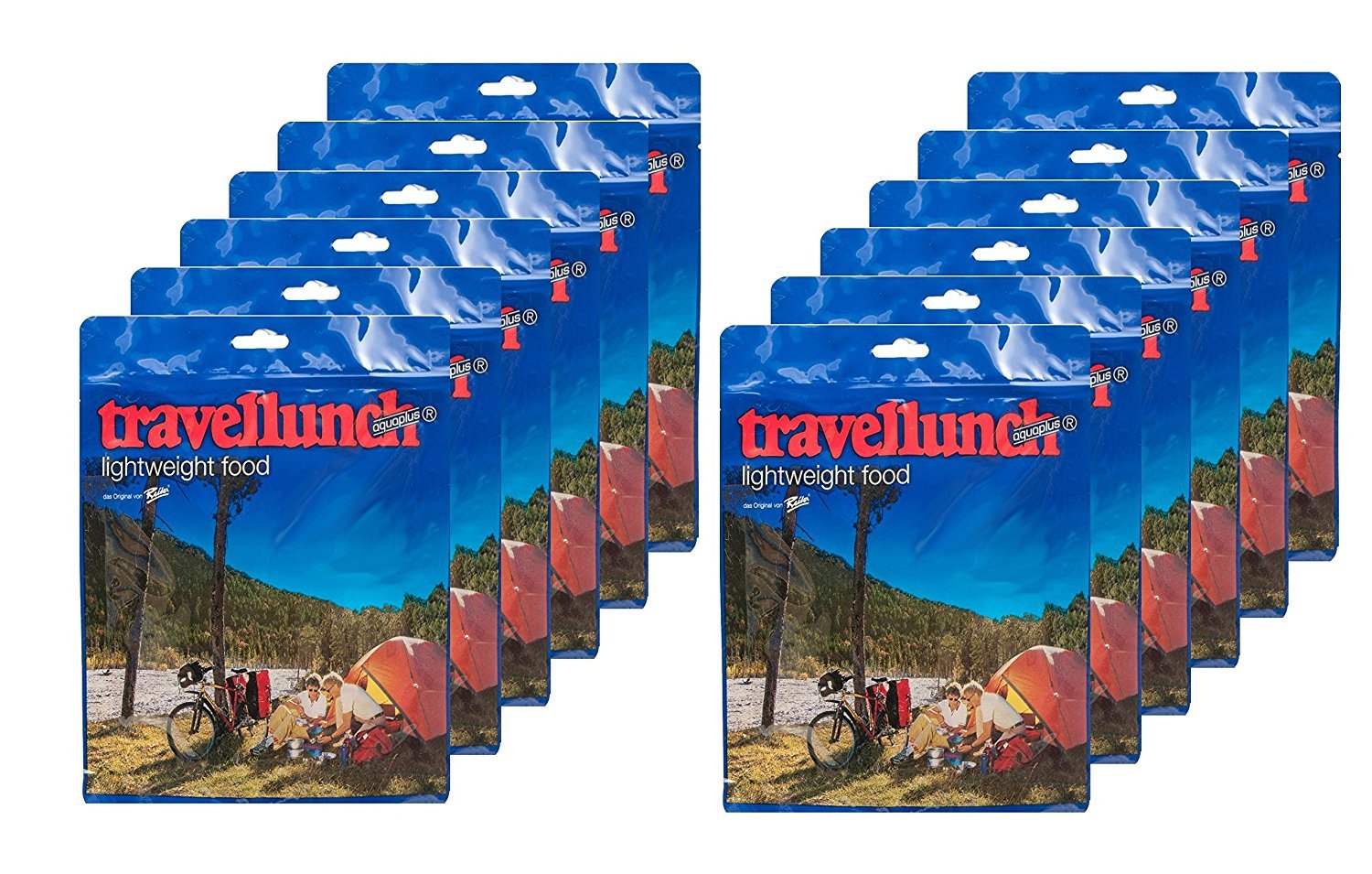 6 x Travellunch almuerzos de Viaje raciones diarias: Desayuno + Comida Principal