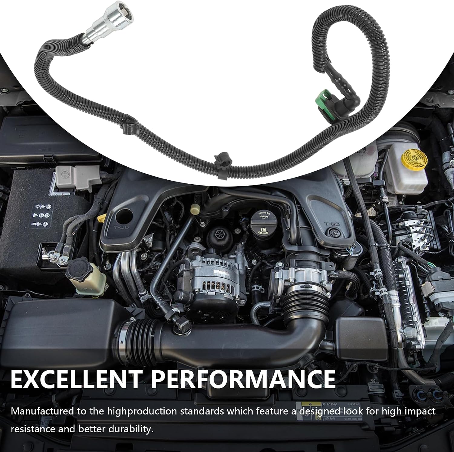 68141849AD Fuel Supply Tube Line Compatible with Jeep Wrangler 2012-2018 fuel line 68141849AA 68141849AB 68141849AC Fuel Line Tube