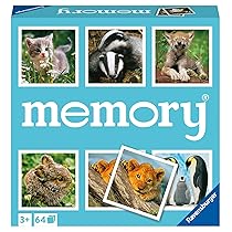 Ravensburger – Memory Animal Babies | Gioco Di Carte Per Tutta La Famiglia | Gioco Bambino 3 Anni O Più | 2-8 Giocatori | Giochi Carte Per Bambini | Regalo Bambini 3 Anni