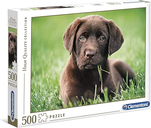 Clementoni - 35072 - Colección Puzzle - Chocolate Puppy - 500 piezas - Hecho en Italia - Rompecabezas para adultos