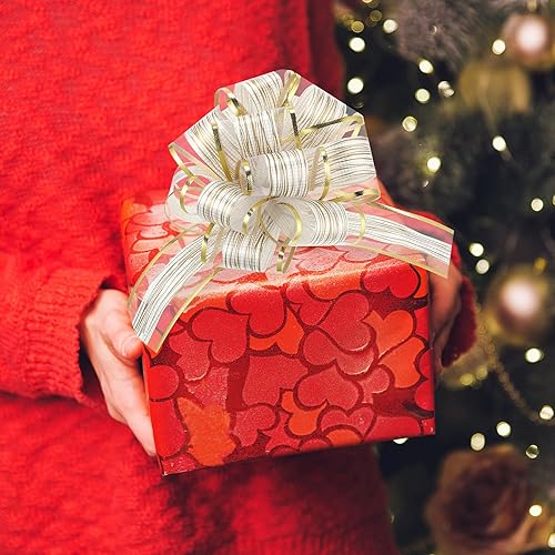 Miniatura 5 de 100 lazos de regalo de Pascua, lazos grandes de 6 pulgadas para regalo de cesta de Pascua, bolsa de regalo, decoración de envoltura de caja,