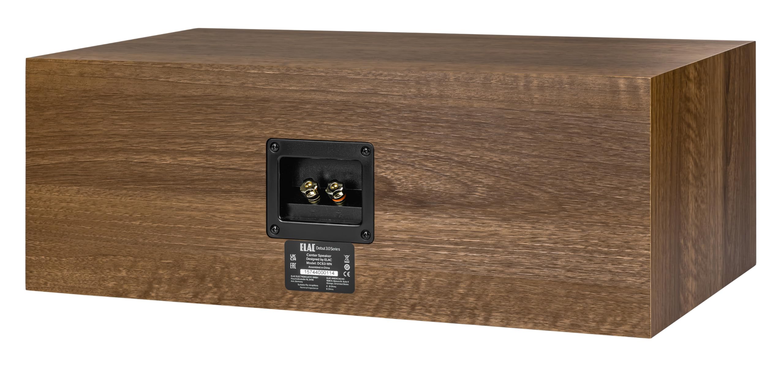ELAC Debut C6.3 Noce | Altoparlante centrale | HiFi Home Theater