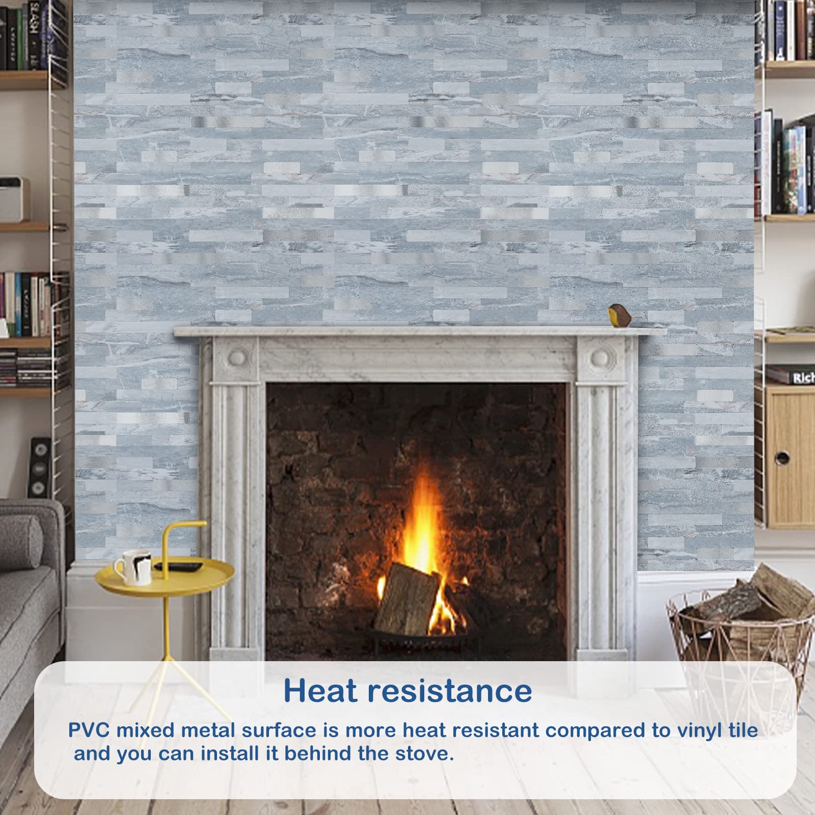 Vsmile 100 Tiles Peel and Stick Backsplash for Kitchen, 3 in. x 5.9 in. PVC Subway Wall Tile, White (12 sq. ft./Case) HD59QT022M - The Home Depot