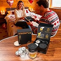 Vista 3 de Kit de Ahumador Eléctrico para Whisky Smokpub con Encendido Integrado, Sin Necesidad de Butano, Kit de Ahumador de Cócteles Recargable con 6