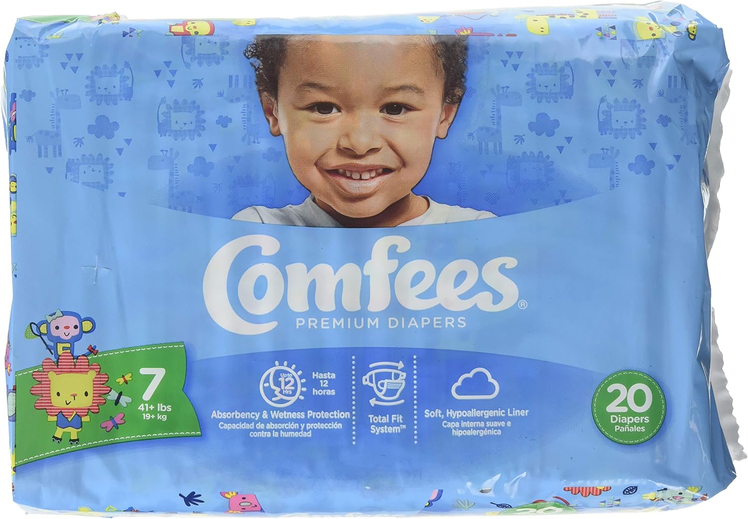 Attends® Comfees® Premium Baby Diapers Size 7, Case of 80 Amazon.ca Baby