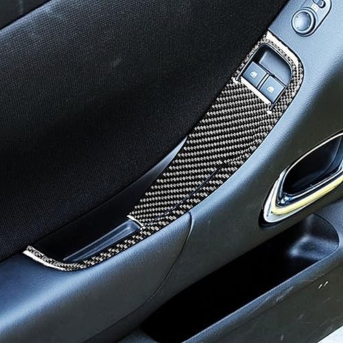 Miniatura 4 de Fibra de carbono real de alta calidad compatible con ChevroletChevy Camaro 2010 2011 1SS 2SS 1LT 2LT 1LS 2LS SS LT LS Coupe puerta lateral ventana