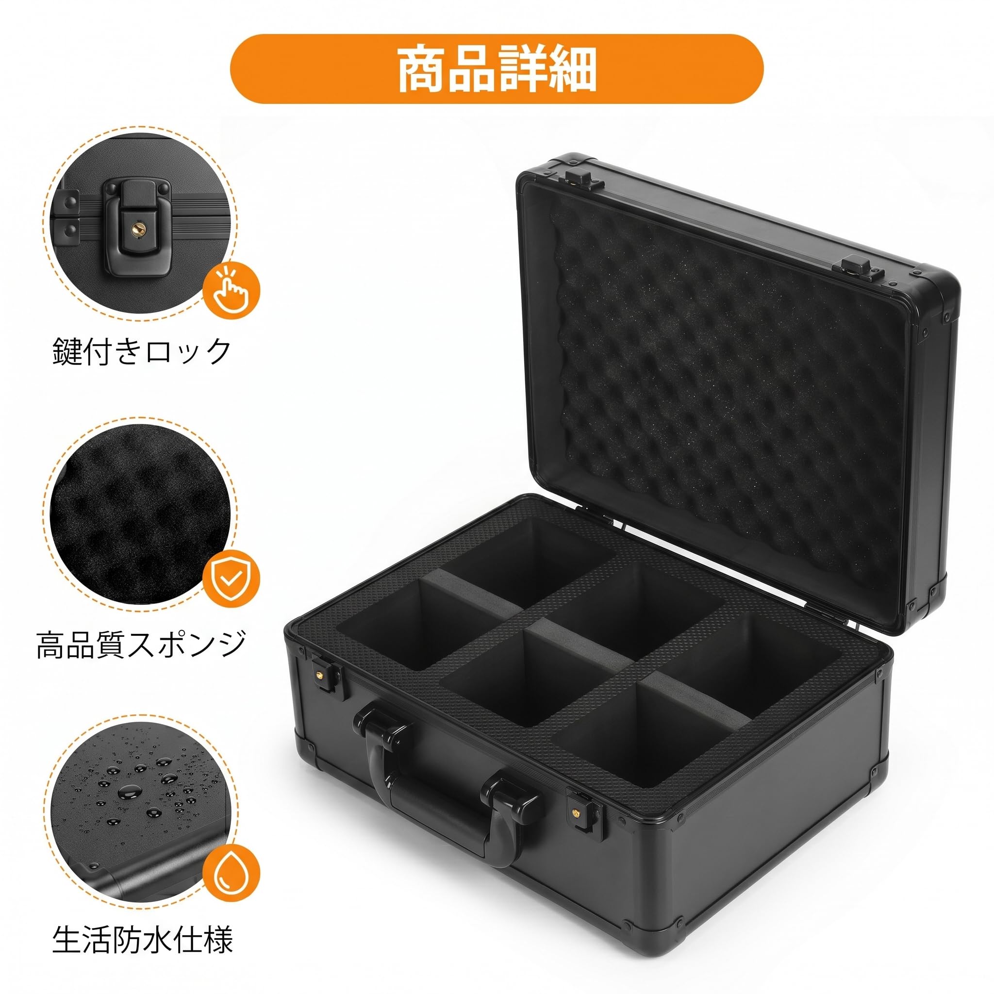 PSA BGS 鑑定済み用 アタッシュケース ストレージボックス アルミ製　4列 Amazon.co.jp: Caseland PSA BGS 鑑定済みトレカ用 アタッシュケース