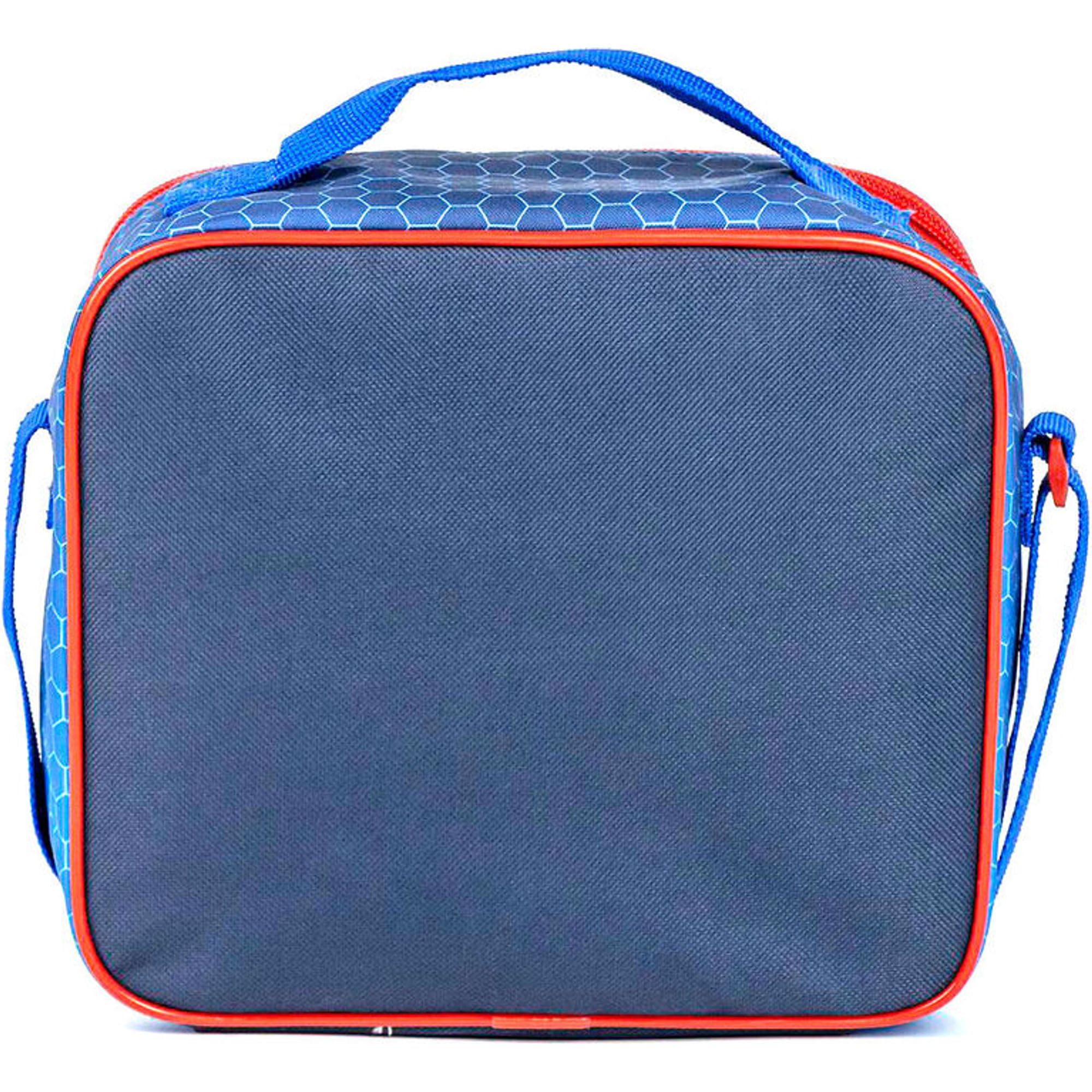 Pat' Patrouille Sac à goûter thermique bleu 21,5x8,5x19cm polyester petit sac à dos fermeture éclair poignée réglable