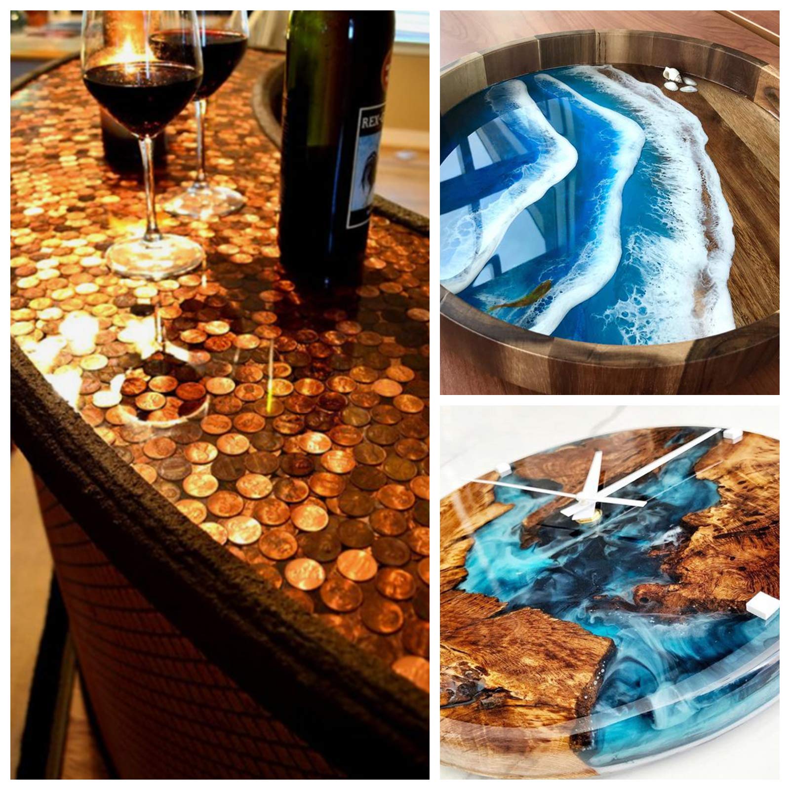 Buy 80OZ Epoxy Resin JDiction Epoxy Resin Kit Crystal Clear for Art