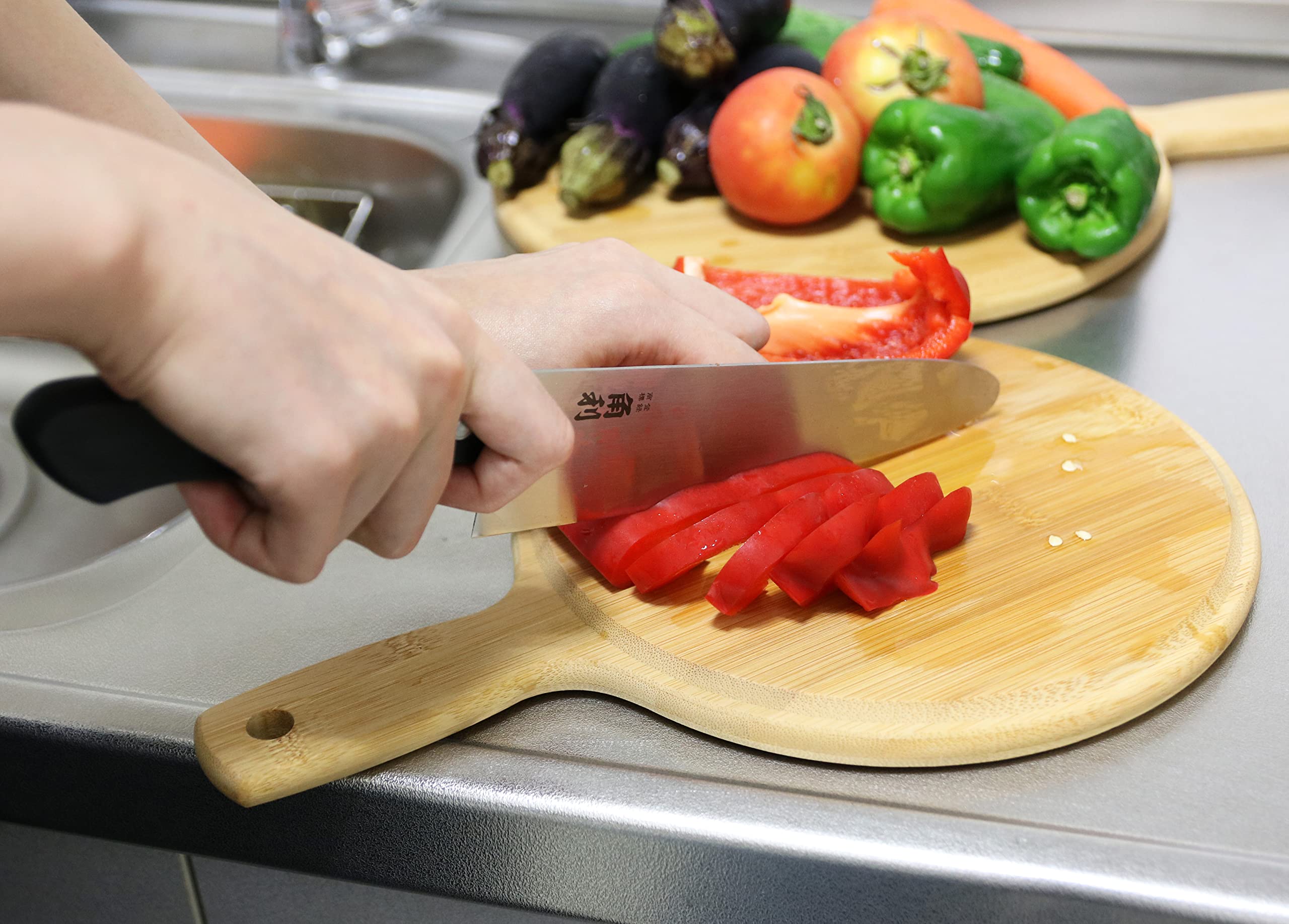 Amazon｜角利 先丸包丁 185mm｜三徳包丁 オンライン通販