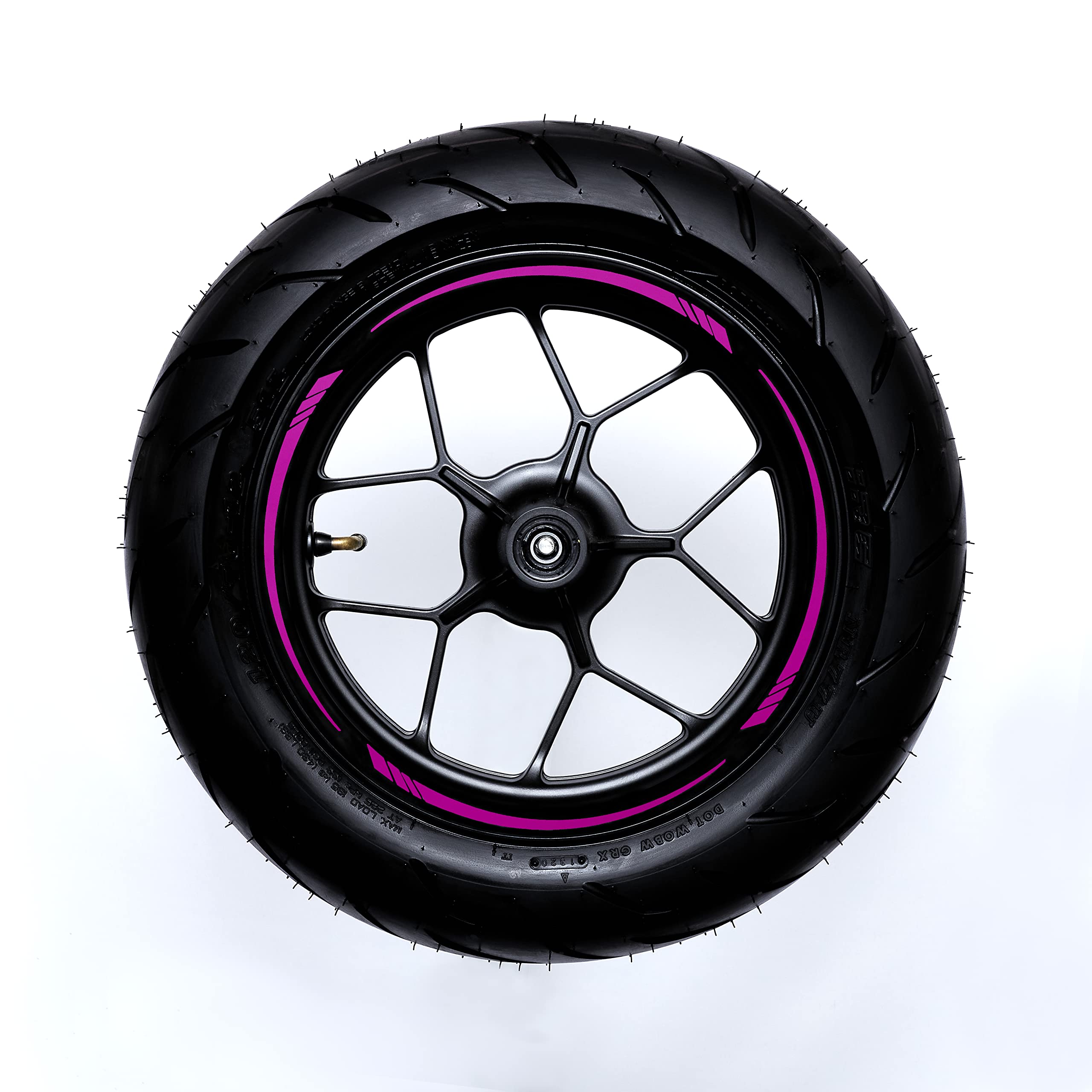 Amazon.co.jp: AxxL 12-Inch Wheel Rim Sticker STD2 (Pink) for Grom