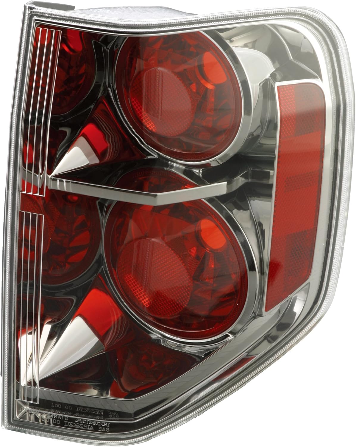 EPIC LIGHTING OE Style Halogen Tail Lights Black Housing Assembly Replacement for HONDA 06-08 PILOT [ HO2800162 HO2801162 33551S9VA11 33501S9VA11 ] Pair