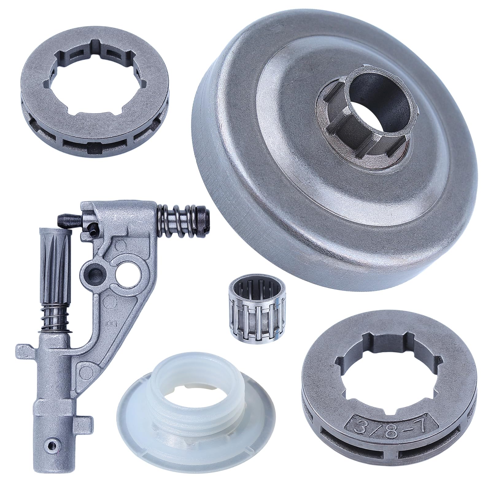 Kit de cojinete de Agujas for Rueda Dentada de Tambor de Embrague de Bomba de Aceite for Motosierra 357XP 359 357 XP, Repuesto de Repuesto