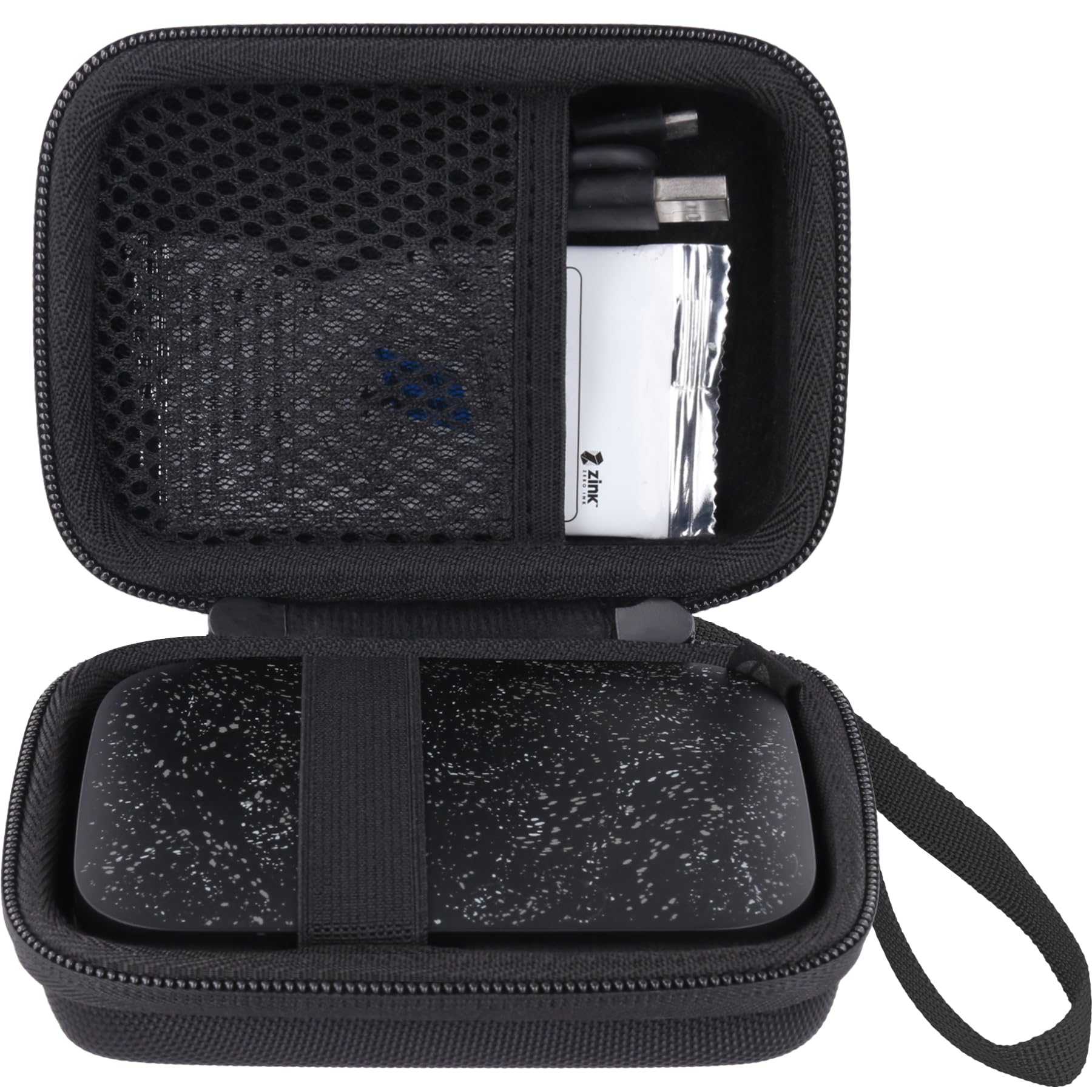 co2CREA Hard Case Replacement for HP Sprocket Portable 2x3 Instant Photo Printer (Black Noir Case)