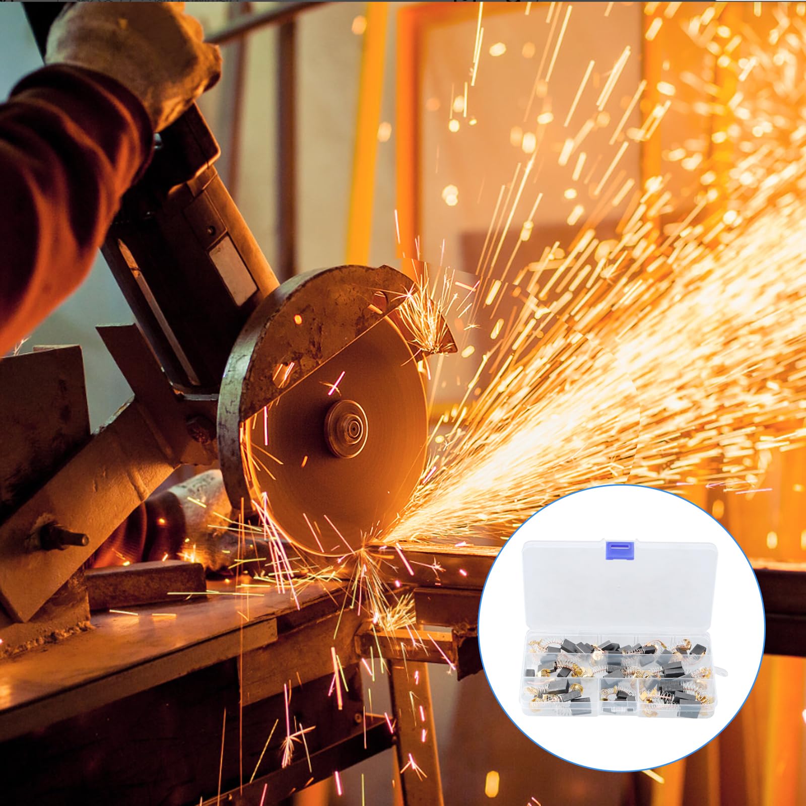 40 Spazzole Di Carbone Per Motori Elettrici | 10 Misure Diverse | Per Elettroutensili E Smerigliatrici - Foto 8