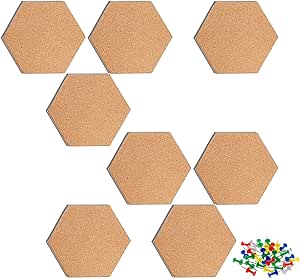 4 Pezzi Bollettino Di Sughero Bordo, Bacheca Sughero, Strisce Di Sughero, Adatto - Foto 8