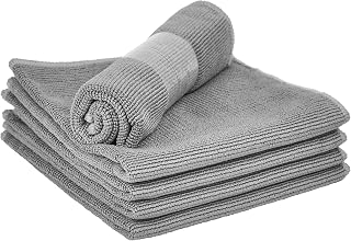 Hudson Hi-Fi Microfiber Record Cleaning Cloth 5 Pack - Anti Static Record Cleaner Microfiber Cloth Wipes for Glasses - Vinyl Record Cleaning Anti Static Cloth Record Wipes - Microfiber Cleaning Cloth