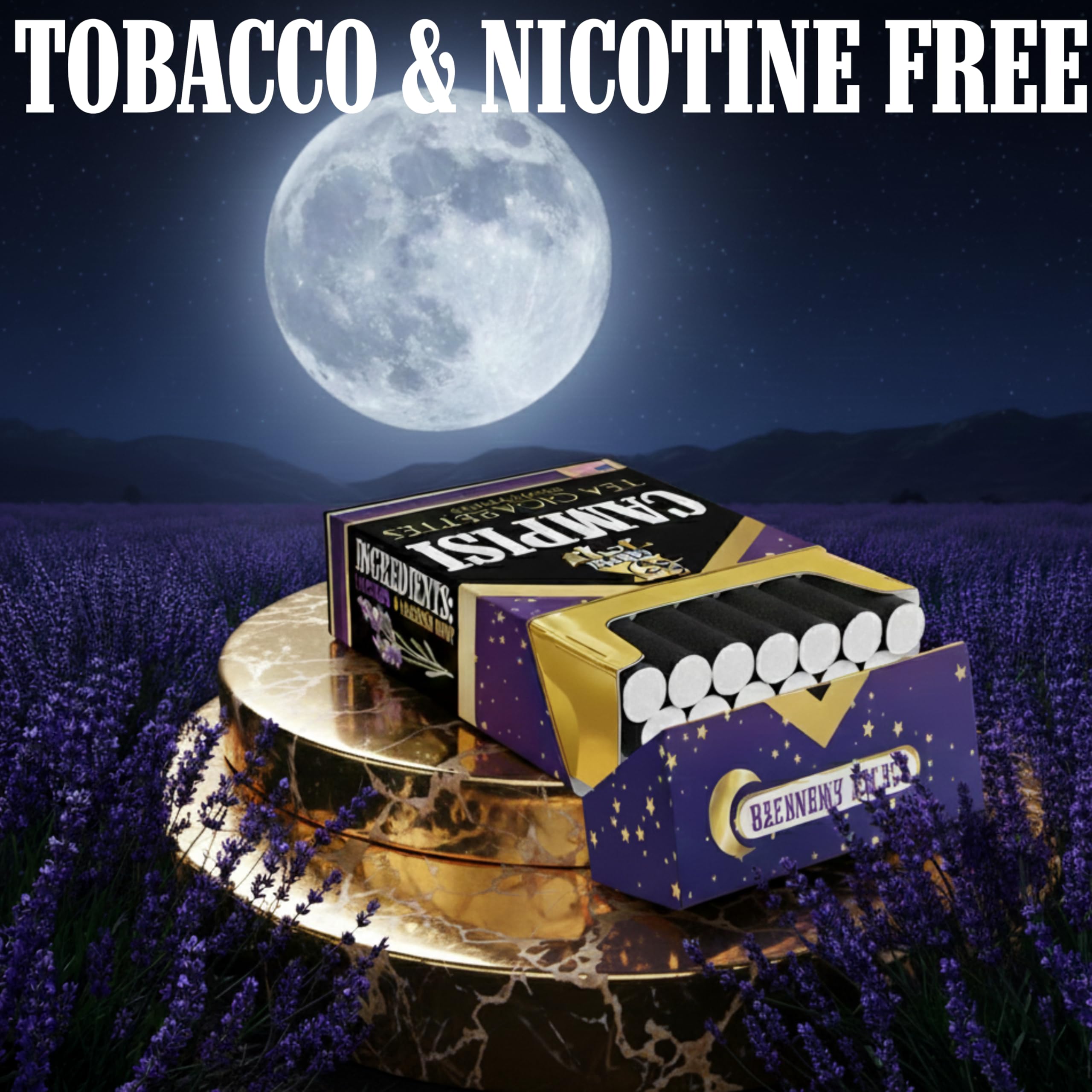Amazon.com: Campisi Tea Cigarettes, Sleepy Lavender Blend with Valerian  Root, Natural Sleep Support, Tobacco-Free, USA Made : Health & Household