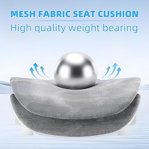 Miniatura 8 de Silla ergonómica de malla, silla ergonómica de malla, silla de oficina de malla lumbar ajustable con respaldo alto de 400 libras, brazos abatibles