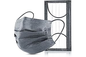 4-Ply Protection: Gray Disposable Face Mask for Enhanced Safety