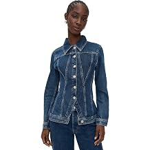 DL1961 Women's Peplum Long Sleeve Denim Jacket