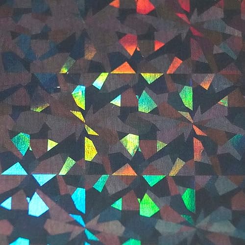 Miniatura 2 de 18 paquetes 5 quilates (90 en total) 5.5" hojas de transferencia holográficas negras por Recollections