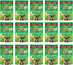 Pack Nestlé Purina Dog Chow Ração Úmida Para Cães Adultos Cordeiro Ao Molho - Com 15 Sachês 100g