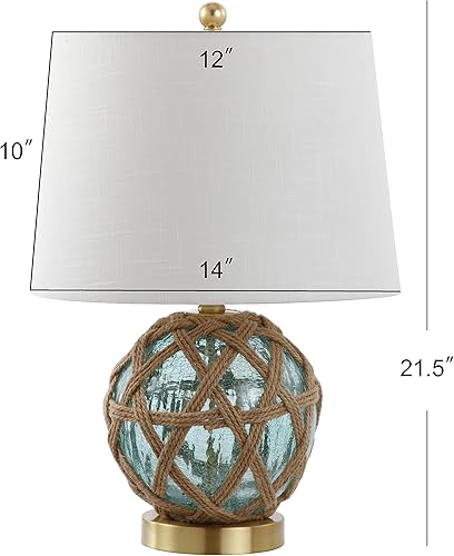Miniatura 3 de JONATHAN Y JYL1085A Andrews - Lámpara de mesa LED de cristal  cuerda de 21.5 pulgadas, lámpara de mesita de noche contemporánea para dormitorio,