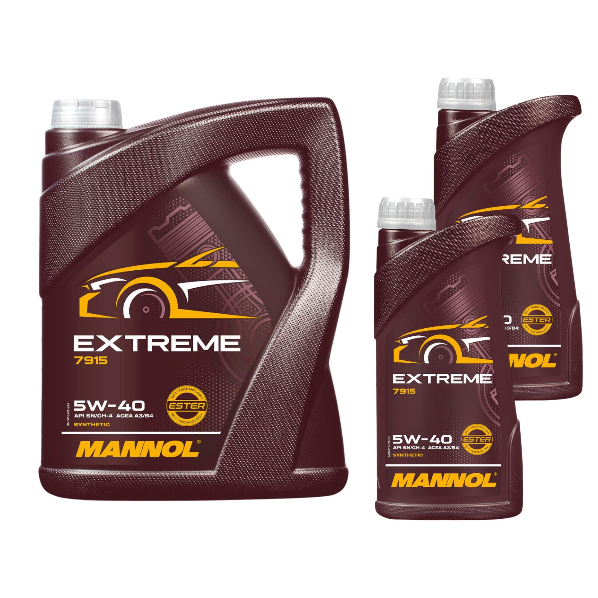 7 Liter Original MANNOL Motoröl Extreme 5W-40 API SN/CF Öl