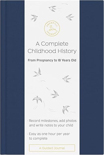 Miniatura 30 de Promptly Journals - Cuaderno de historia de la infancia, cuaderno de recuerdos para bebés desde el embarazo hasta los 18 años (aloe)