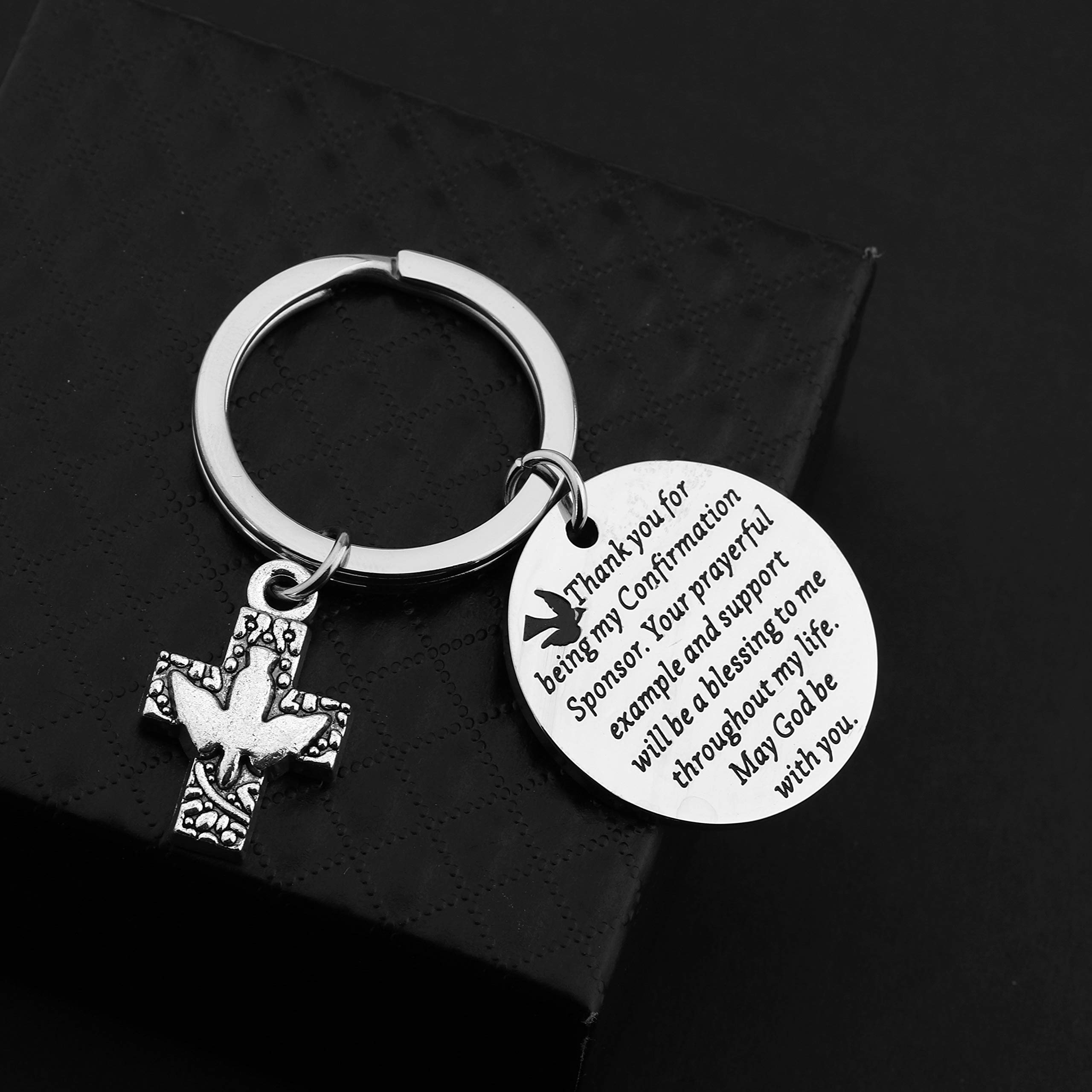 TIIMG Confirmation Sponsor Keychain Thank You for Sponsor