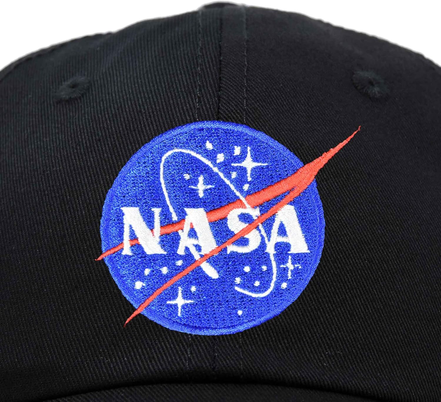 DALIX NASA Embroidered Mens Womens Cotton Dad Hat Baseball Cap Adjustable - Image 2