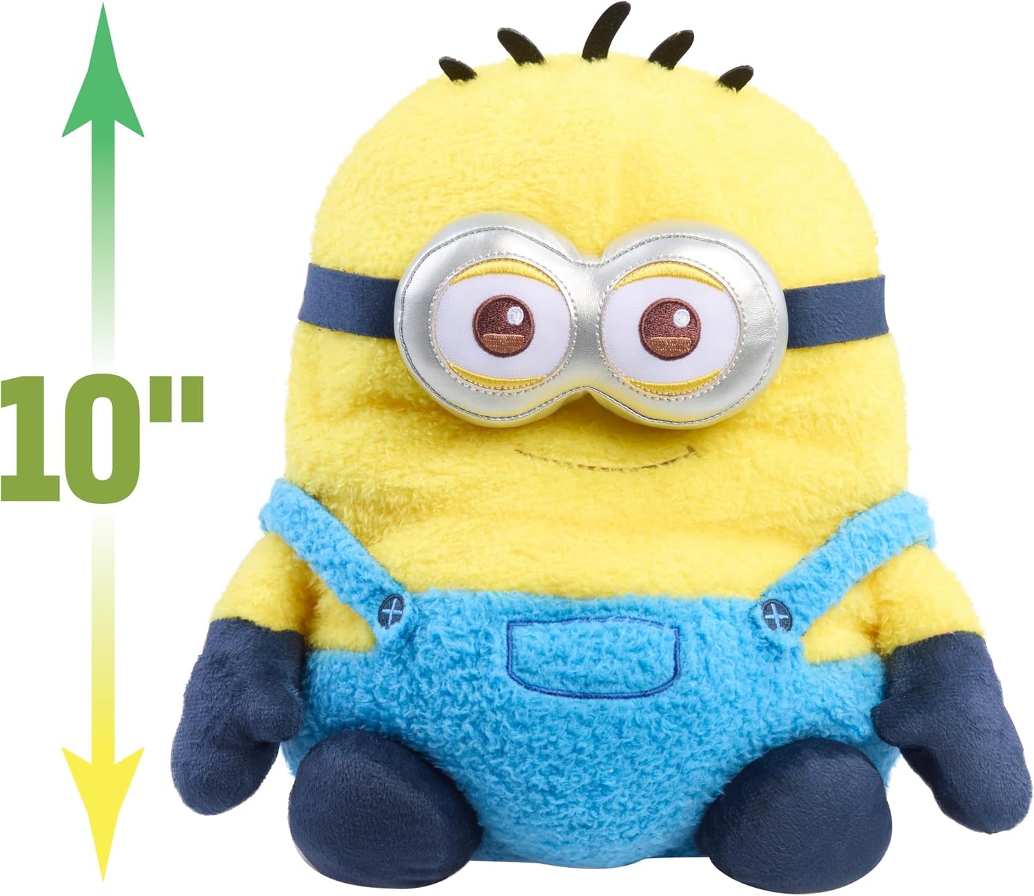 Minions Illumination Monsters Comfeez Ed Plush Weighted Plush Toy | Super-Soft 10-Inch Plushie, Kids Toys by Just Play, Ages 3+, with Pellets