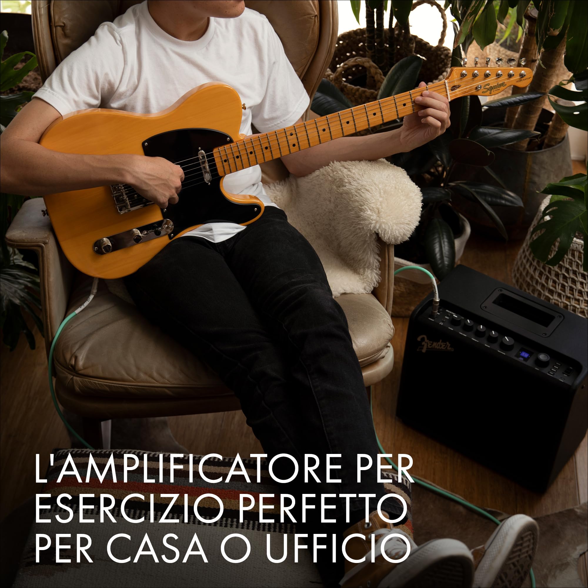 Fender Mustang LT 25 Amplificatore Combo per Chitarra Elettrica, 25W, Nero