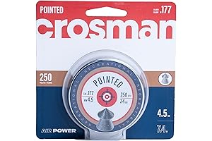 Crosman P177 .177-Caliber Pointed Pellets: Your Gateway to Precision Shooting