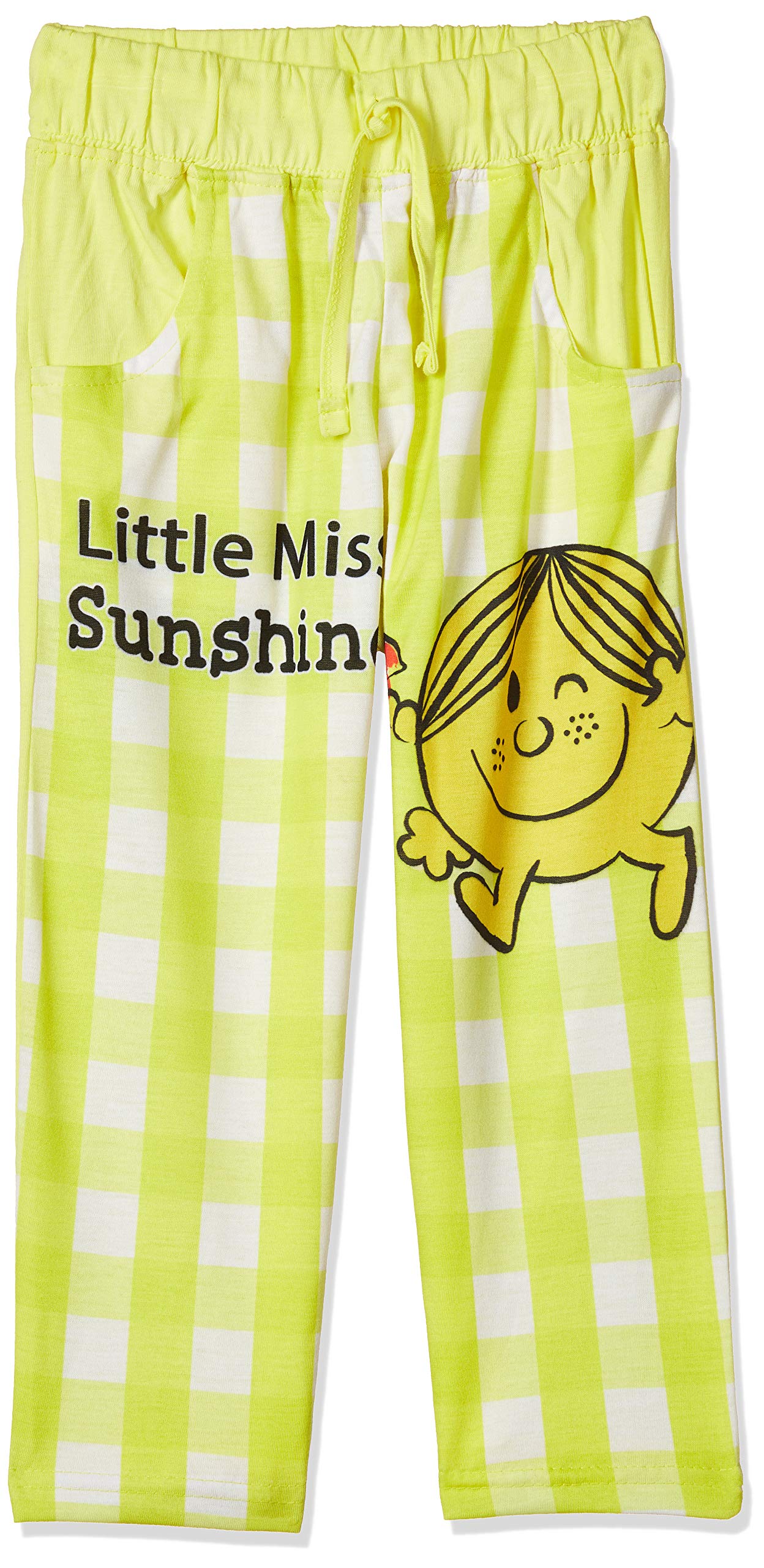 Eteenz Shine On Girl's Regular fit Tracksuit (ESOS41737MMGCP_Lemon Yellow_03-04YRS