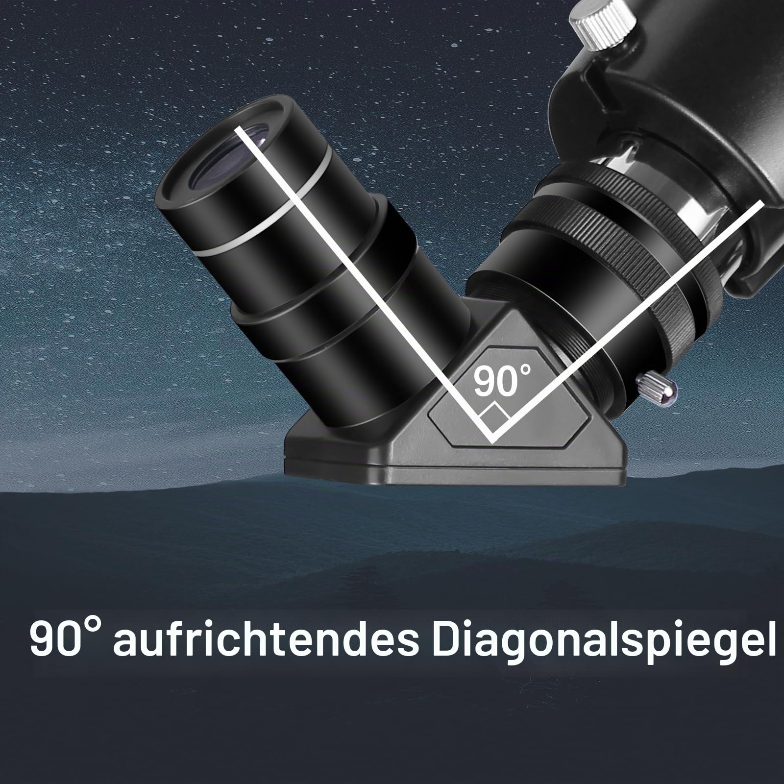 SOLOMARK Teleskope für Erwachsene Astronomie, 80mm Aperture 900mm Refraktor Teleskop für Kinder, Anfänger, kompakte und tragbare Reiseteleskope mit Tragetasche