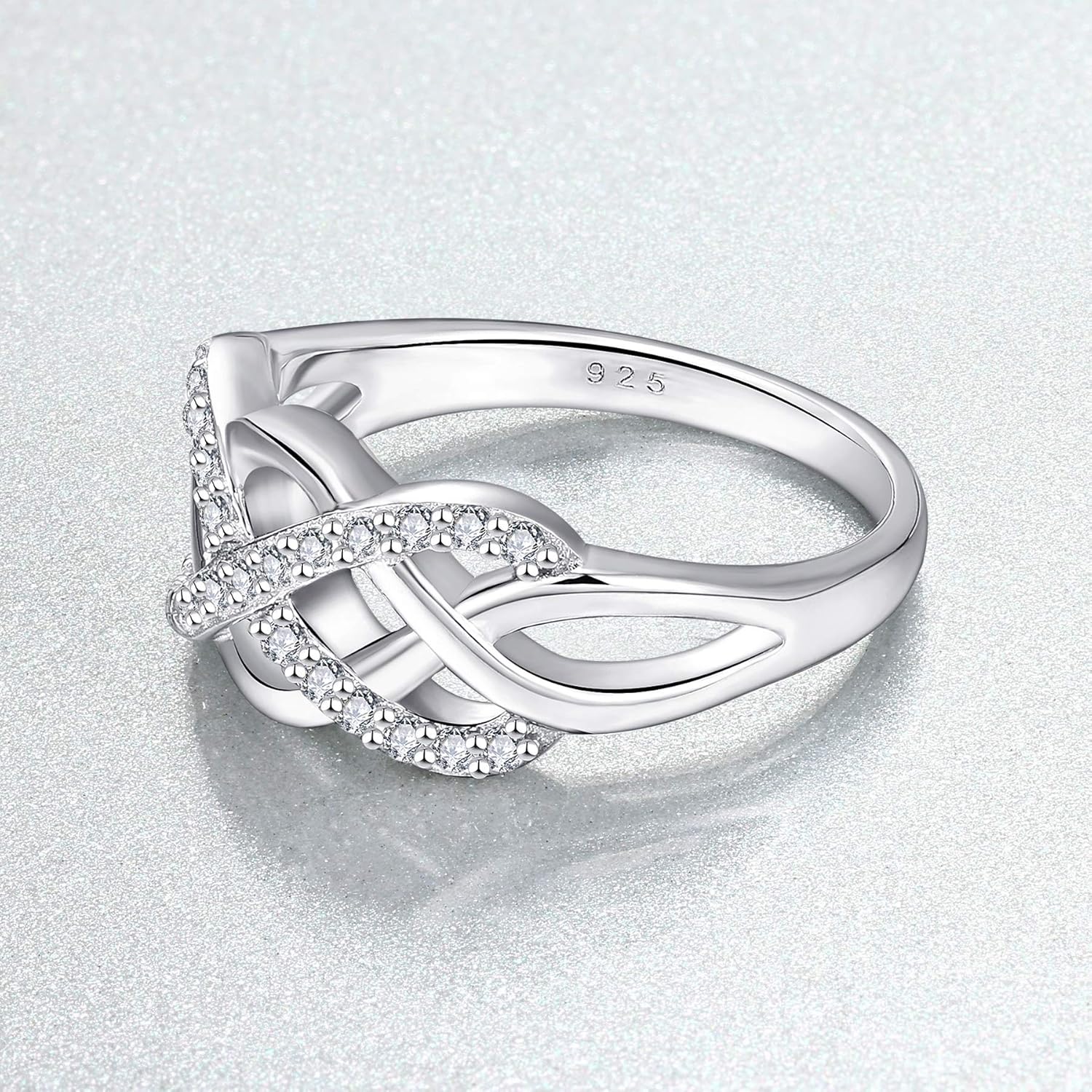 Promse Rings for Women Sterling Silver Engagement Rings Band Rings for Women