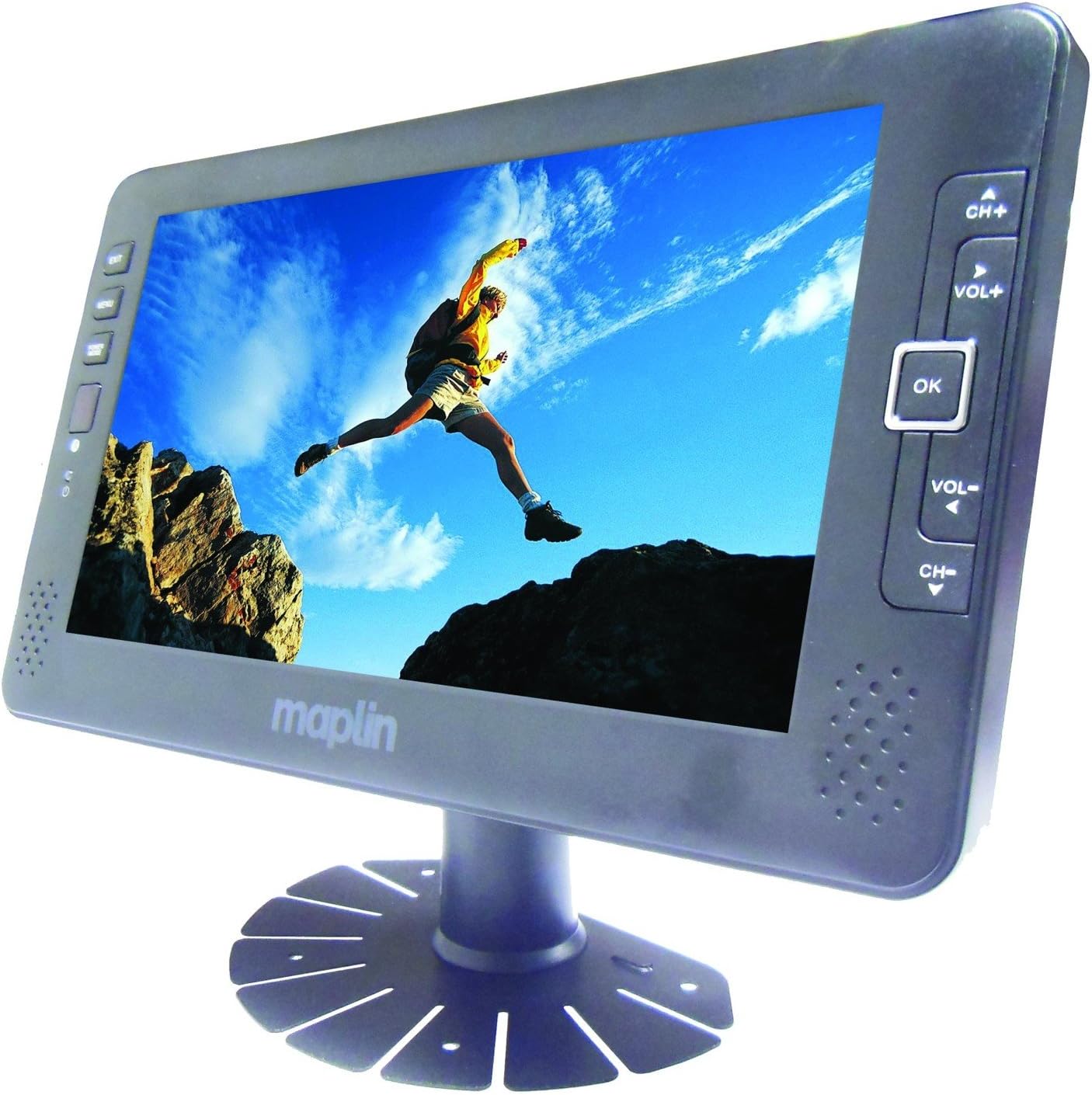 MAPLIN LED903 9-Inch LED Portable TV with Built-in DVB-T2 Tuner and USB in Black