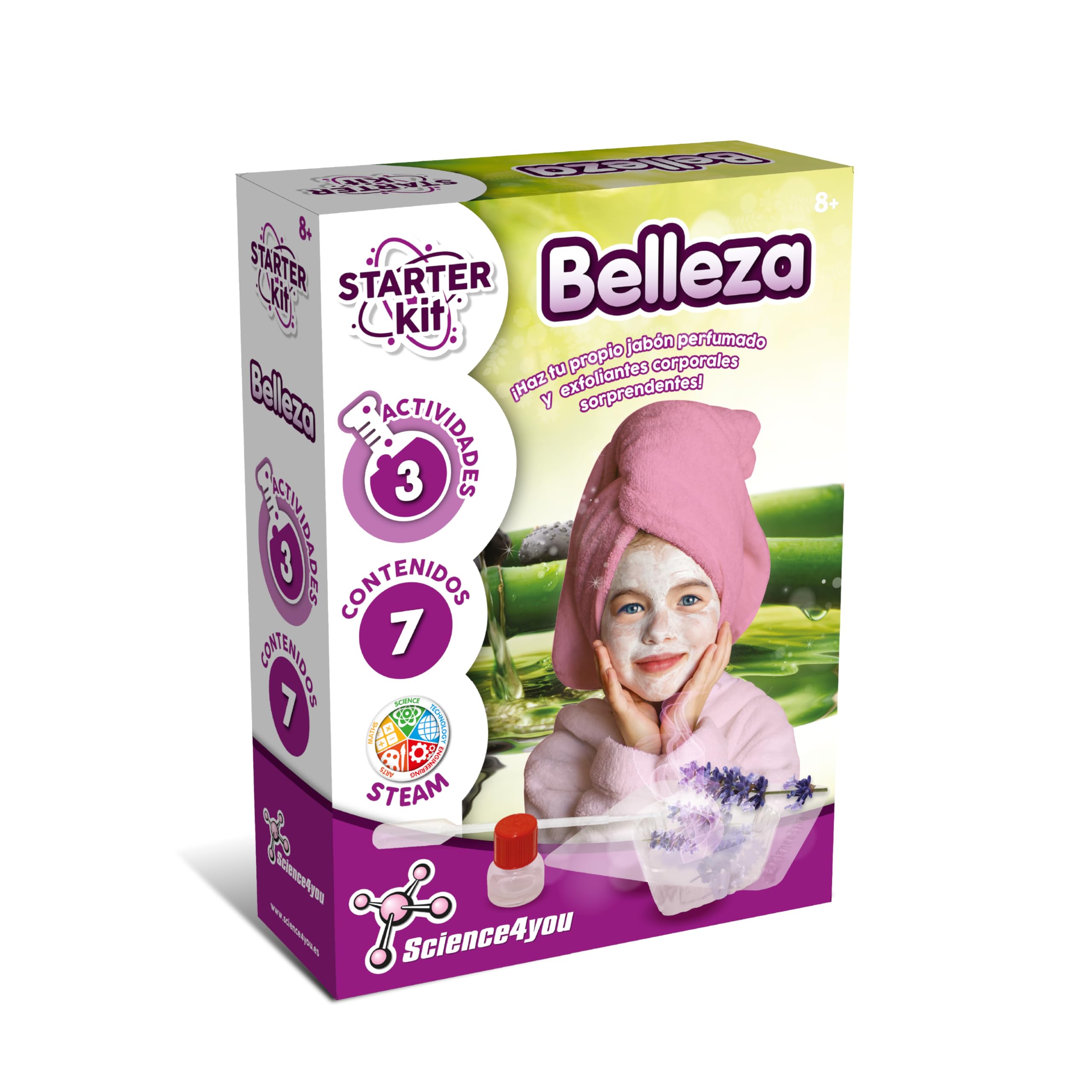 Science4you Starter Kit Lipgloss – Haz Tus Propios Brilhos de Labios, Regalo Científico y Educativo, Juego de Cosmética y Belleza, 2 Experimentos Sencillos y Divertidos para Niños 6 7 8+ Años — view 7